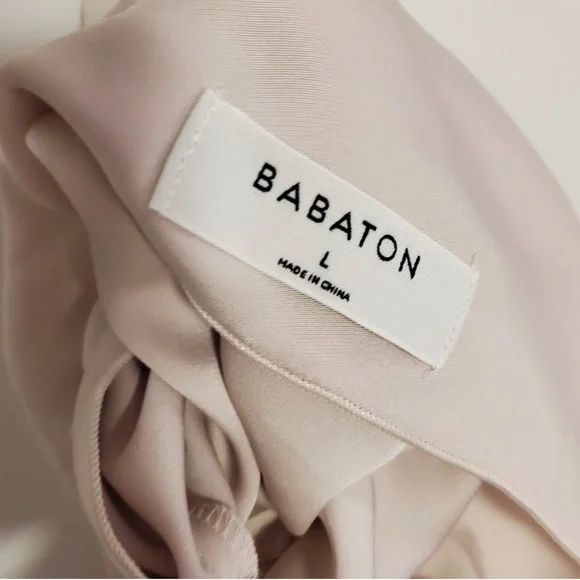 Babaton Bellamy Dress in Denude size L - Picture 4 of 8